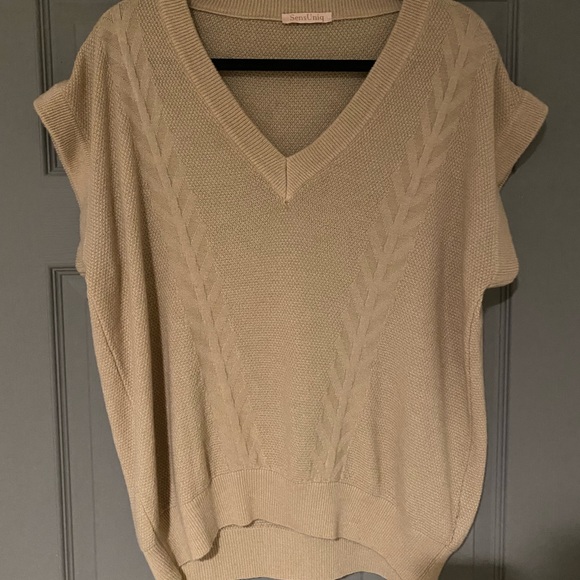 ⭐️⭐️Relaxed Fit Knit Sweater Vest/Sleeve Sweater⭐️⭐️ - Picture 3 of 6